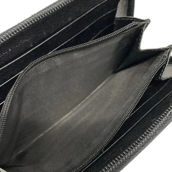 Auth PRADA - M506 Black Nylon Long Wallet - Picture 4 of 12